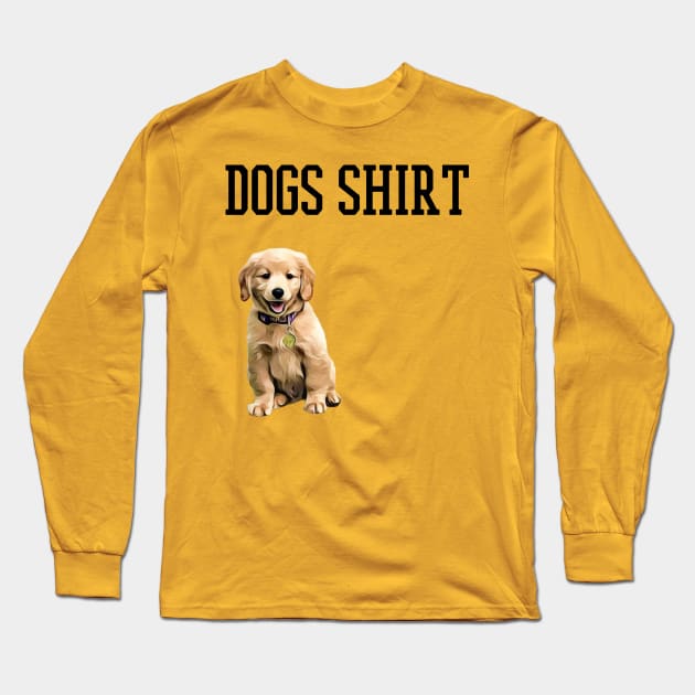 dogs shirt Long Sleeve T-Shirt by Pixy Official